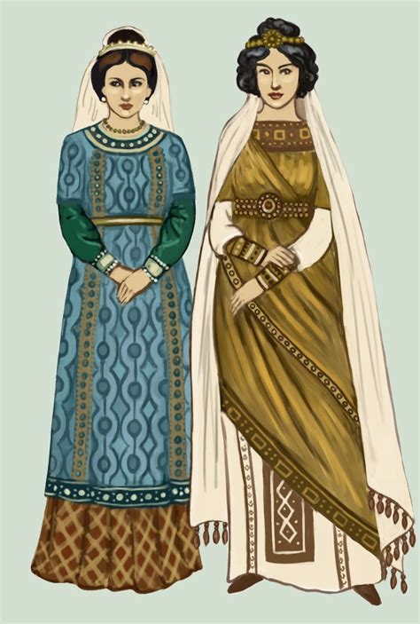 byzantine women clothing.